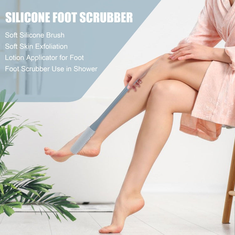 Foot Washing Brush Dry and Wet Toe Cleaning and Anti-Itch Brush, Style: Long Bristle