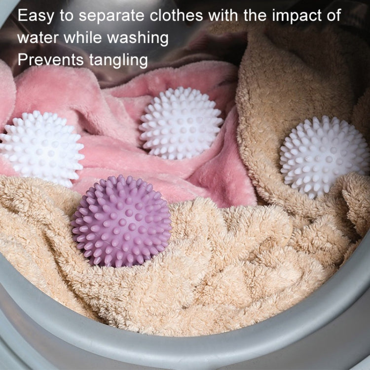 2pcs Anti-fouling Anti-tangle Hair-absorbing Clothes Cleaning Balls Anti-static Knotting Hedgehog Wash Balls