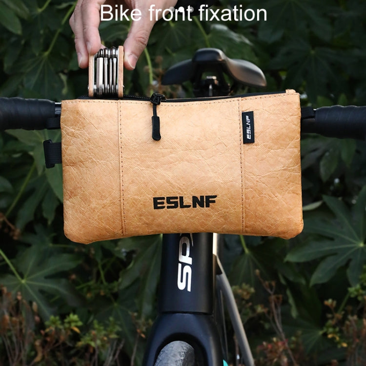 ESLNF Outdoor Cycling Bicycle Bag Mountain Bike Cell Phone Storage Side Bag - Yellow
