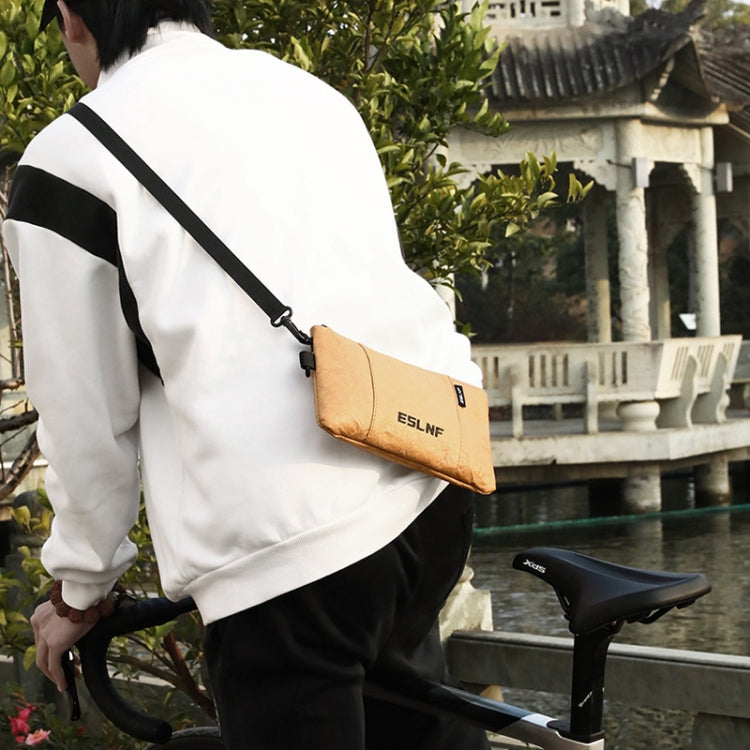 ESLNF Outdoor Cycling Bicycle Bag Mountain Bike Cell Phone Storage Side Bag - Yellow