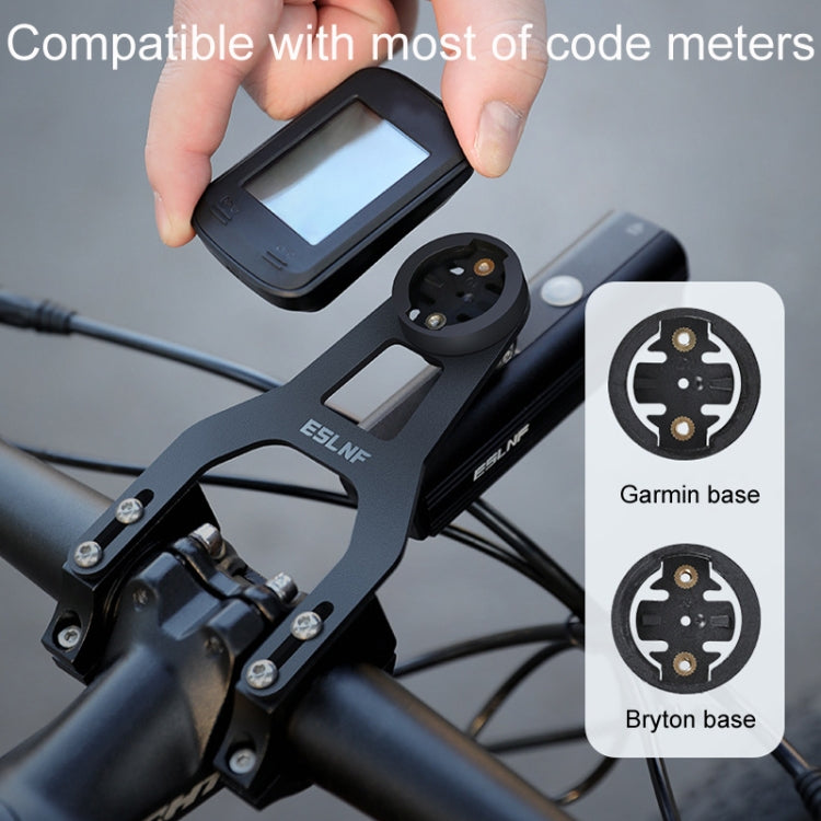 ESLNF Mountain Bike Yardstick Stand Lights Base Outdoor Riding Stainless Steel Stand - Black