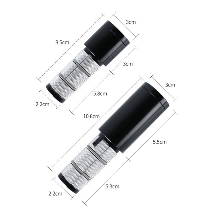 Bicycle Hidden Handlebar Lifter Mountain Bike Handlebar Riser Fork Tap, Style: Long