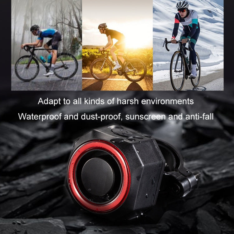 Bicycle Smart Taillight Anti-theft Alarm Brake Warning Light, Model: WL09C Remote Control