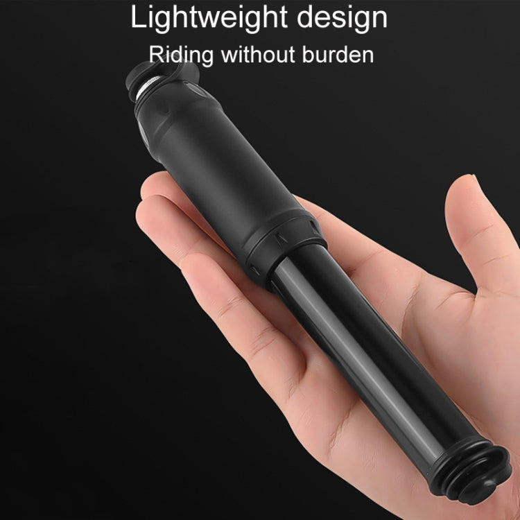 Bicycle High Pressure Pump Home Mini Portable Basketball Inflator Accessories - Black