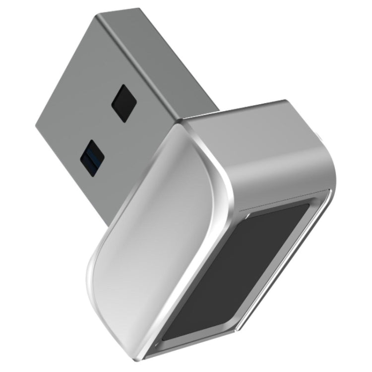 USB Fingerprint Reader Windows Hello Dongle Module for Windows 10 and Above Systems - Silver
