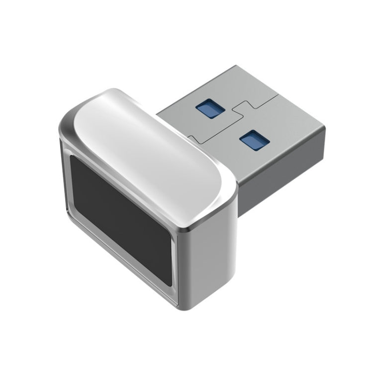 USB Fingerprint Reader Windows Hello Dongle Module for Windows 10 and Above Systems - Silver