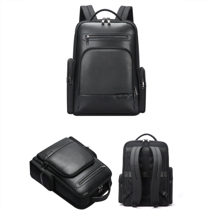 Bopai 61-120511 arge-capacity Travel Business Laptop Backpack With USB+Type-C Port - Black