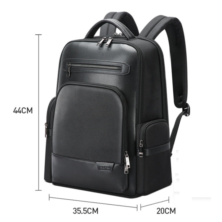 Bopai 61-120511 arge-capacity Travel Business Laptop Backpack With USB+Type-C Port - Black