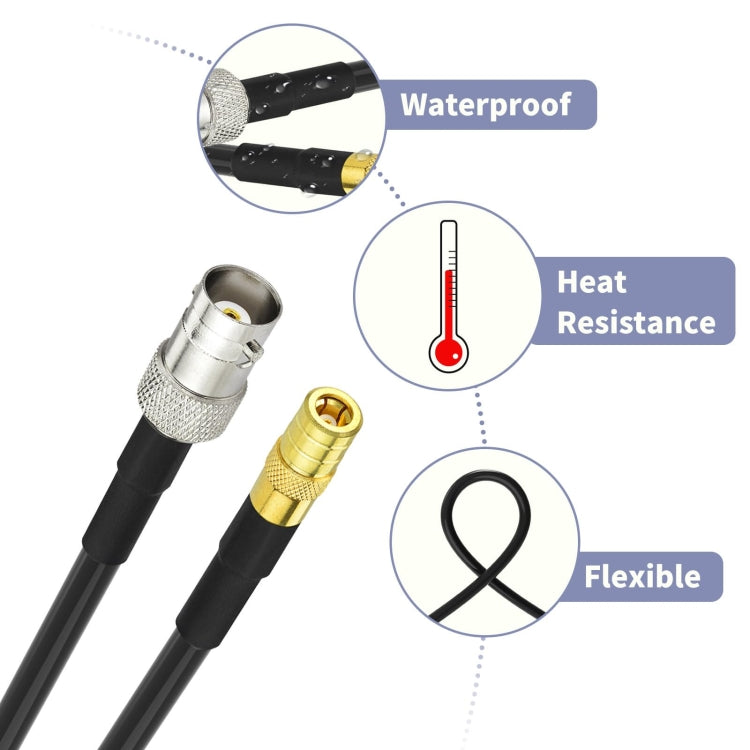 20cm BNC Female To SMB Male RG174 Coaxial Cable