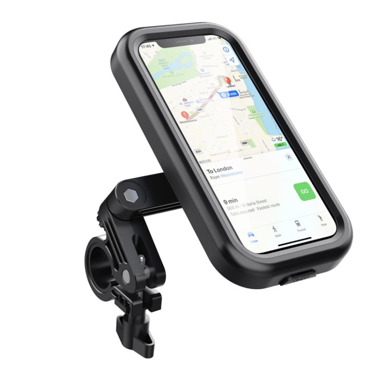 Waterproof Bicycle Cell Phone Holder 360 Rotating Riding Navigation Holder, Model: Handlebar Stand