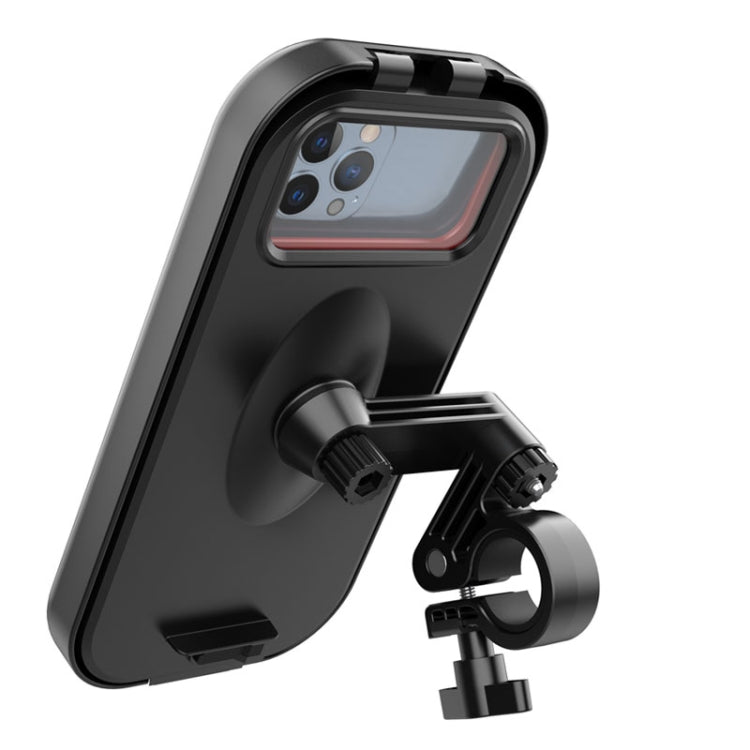 Waterproof Bicycle Cell Phone Holder 360 Rotating Riding Navigation Holder, Model: Handlebar Stand