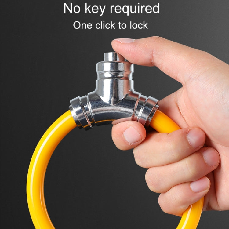 Mountain Bike Cable Lock Outdoor Cycling Waterproof Anti-Theft Lock - Random Color Delivery