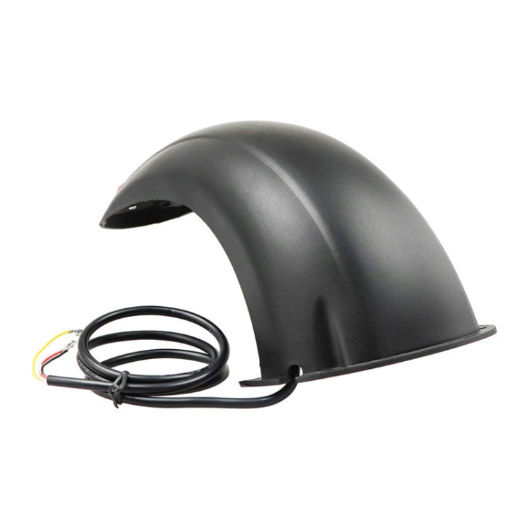 AIMITE For 10 Inch KUGOO M4 Electric Scooter Rear Fender Accessories With Tail Light - Black