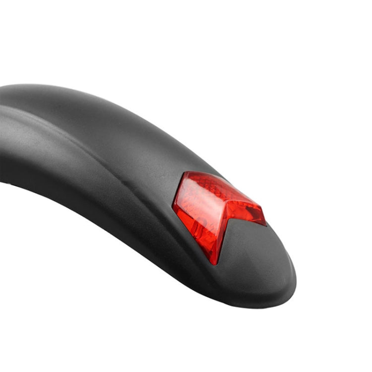 AIMITE For 10 Inch KUGOO M4 Electric Scooter Rear Fender Accessories With Tail Light - Black