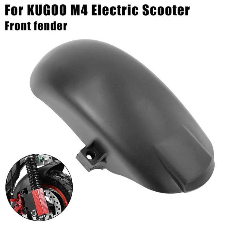 AIMITE For 10 inch KUGOO M4 Electric Scooter Front Fender Water Baffle - Black