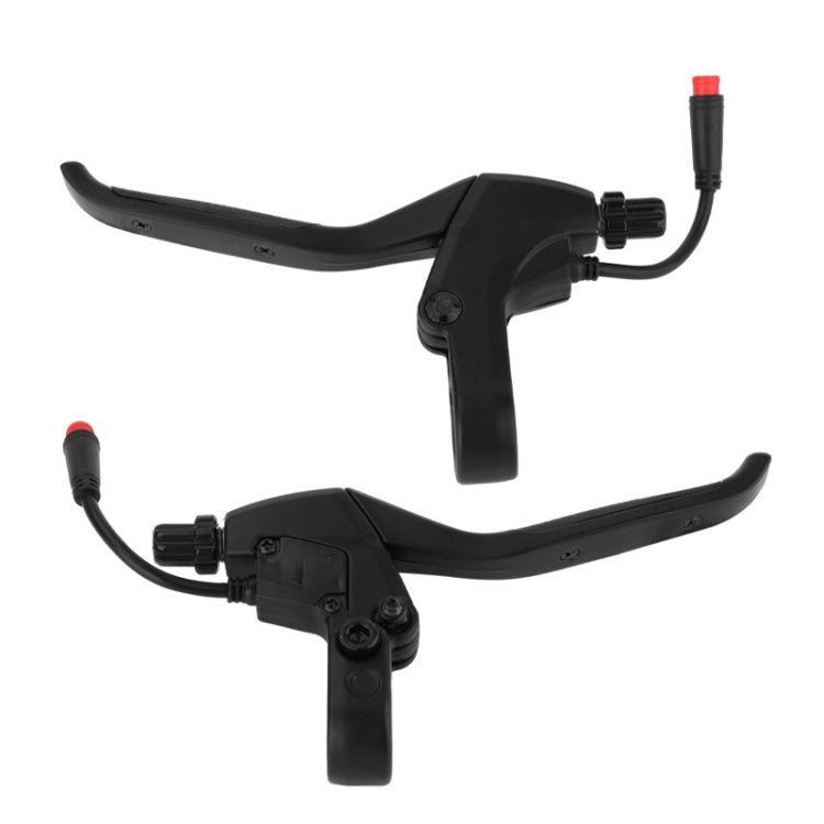 For KUGOO M5 AIMITE 1pair Electric Scooter Brake Handle Waterproof Head Left and Right Non-slip Brake Handle - Black