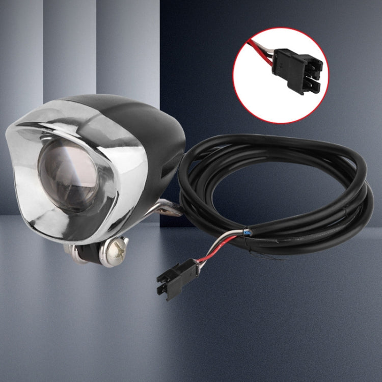 For KUGOO M5 AIMITE Electrical Scooter Front Headlight Warning Lights - Black