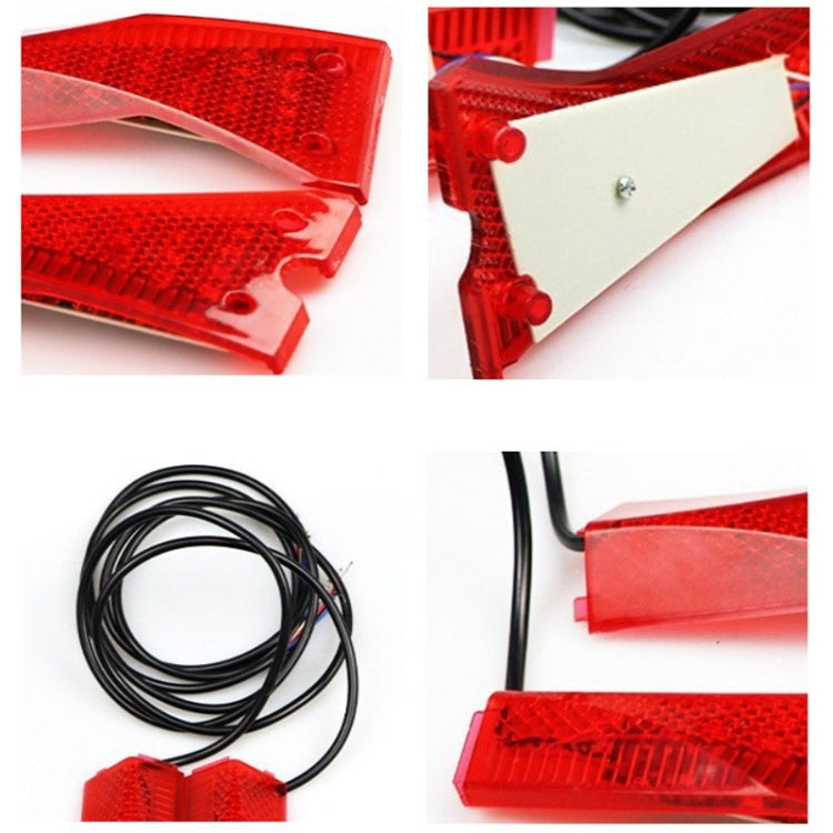 For KUGOO M4 AIMITE 1pair Electric Scooter Left and Right Turn Warning Lights - Red