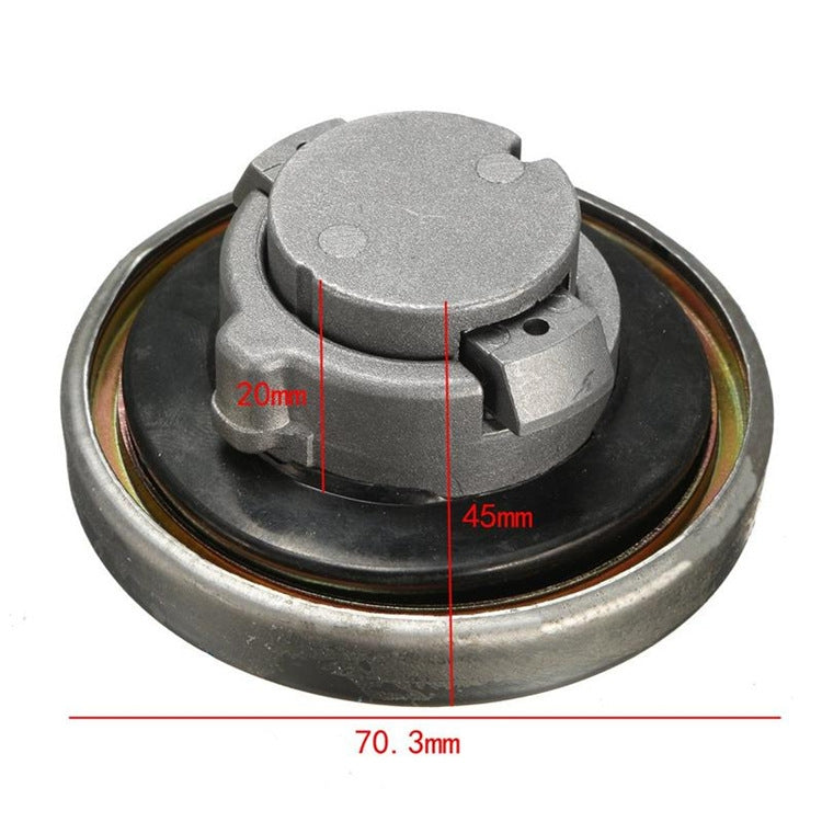 Suitable for Honda CA250 Motorcycle Modified Fuel Tank Cap - Silver