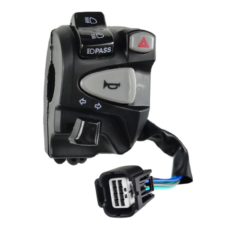 For Honda Click150i Left Handlebar Turn Signal Motorcycle Switch Accessories - Black