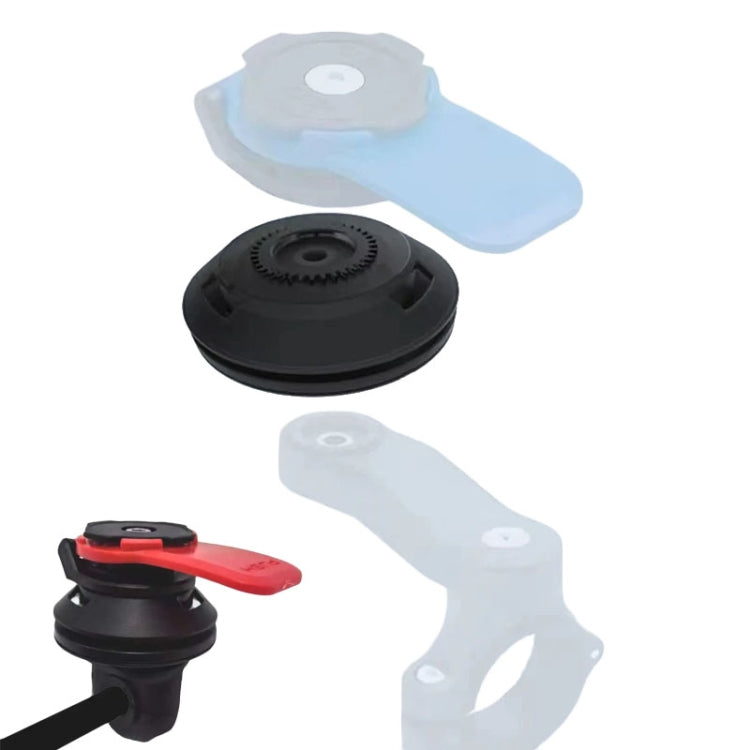 Bicycle Motorcycle Riding Cell Phone Holder Shock Absorber Vibration Filter Buffer - Black