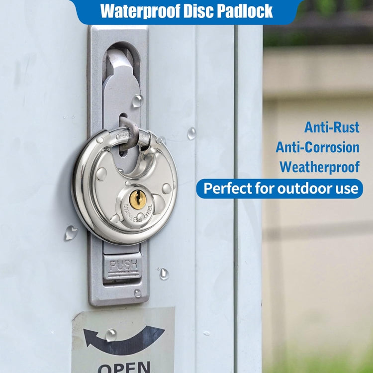 90mm Household Anti-Theft Rust-Proof And Waterproof Pure Copper Core Round Padlock