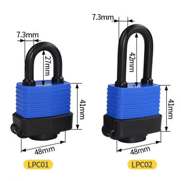 Industrial Safety Dustproof and Anti-theft Padlock Waterproof Insulation Lock, Spec: KD-LPC01