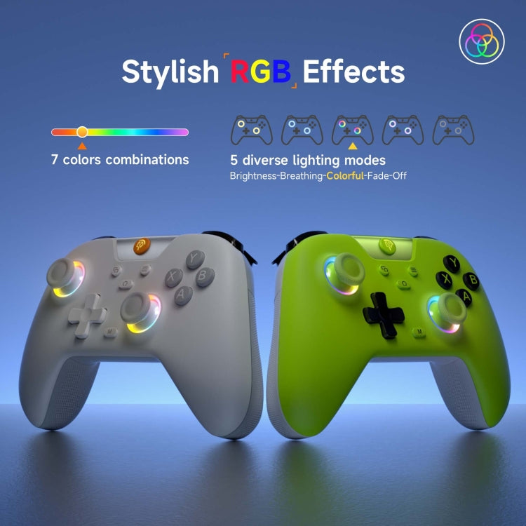 EasySMX X05 Wireless Gamepad Hall RGB Effect Controller For PC / Phone / Switch / Steam Deck - Black Pink