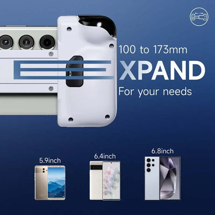 EasySMX M05 Mobile Gaming Controller For Type-C Mobile Phones And IPhone 15 Series With Hall Trigger - Black White