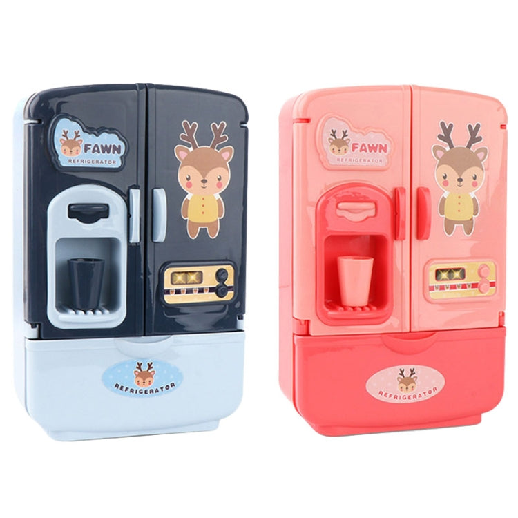 Children Play House Simulation Refrigerator Kitchen Toy Double Door Girls Smart Freezer Toy