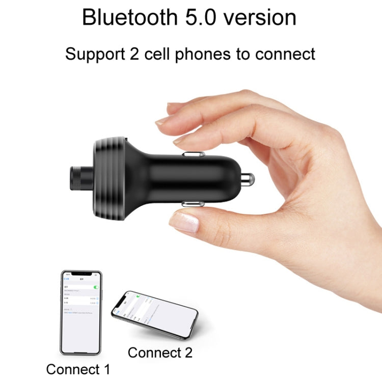 S-10 Car Bluetooth Fast Charger Receiver Auto One To Two Charger Cigarette Lighter