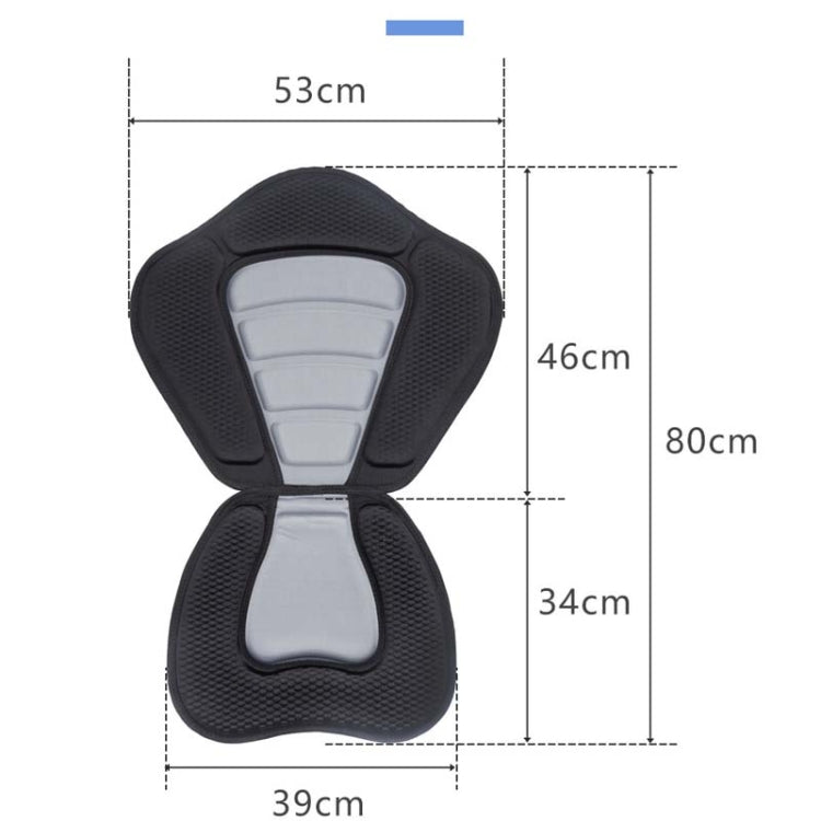 Surfboard Backrest Cushion Removable Adjustable Kayak Seat