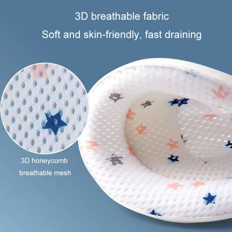 Newborn Bath Net Suspension Mat Non-Slip Baby Bath Mat Length Adjustable Bathtub Stand - 5 Buckle Star
