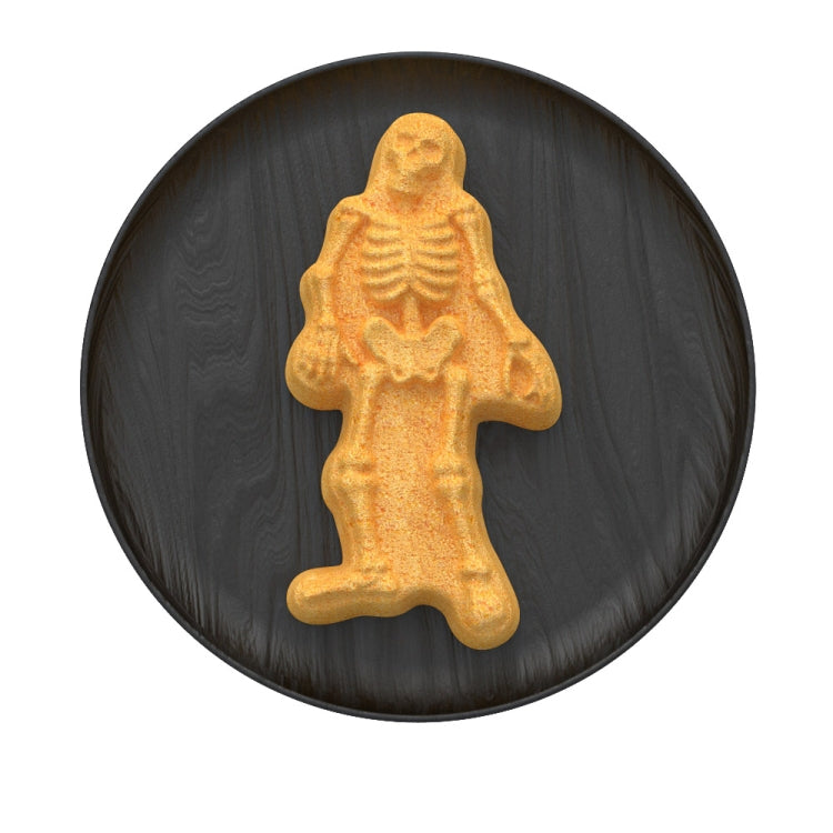 8 Grids Skull Cake Mold Halloween Silicone Mold