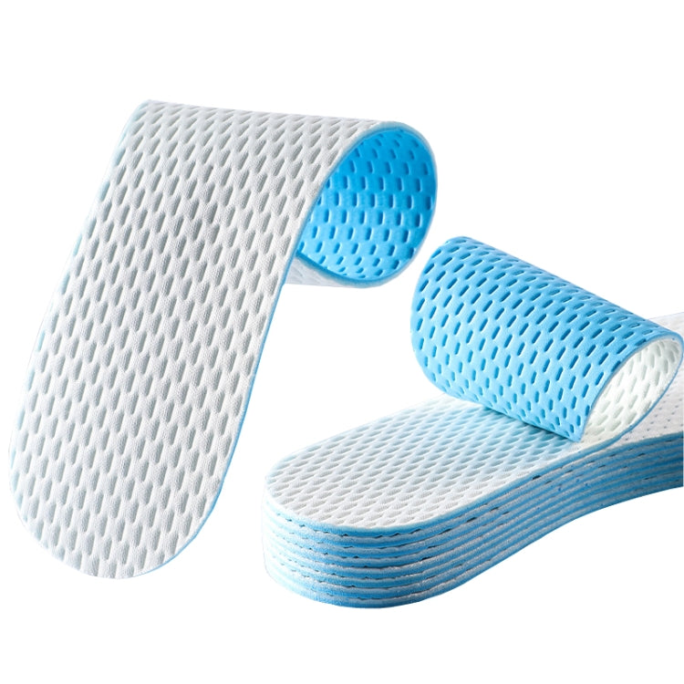 1pair Summer Thin Anti-Odor Sweat Insole Unisex Breathable Soft Shoes Insoles, Size: 35-36