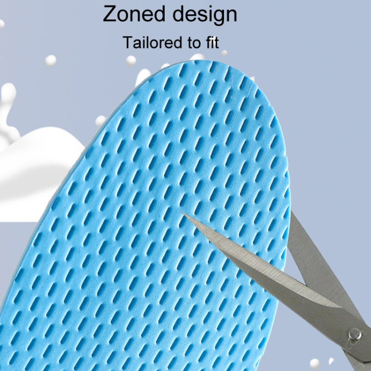 1pair Summer Thin Anti-Odor Sweat Insole Unisex Breathable Soft Shoes Insoles, Size: 41-42