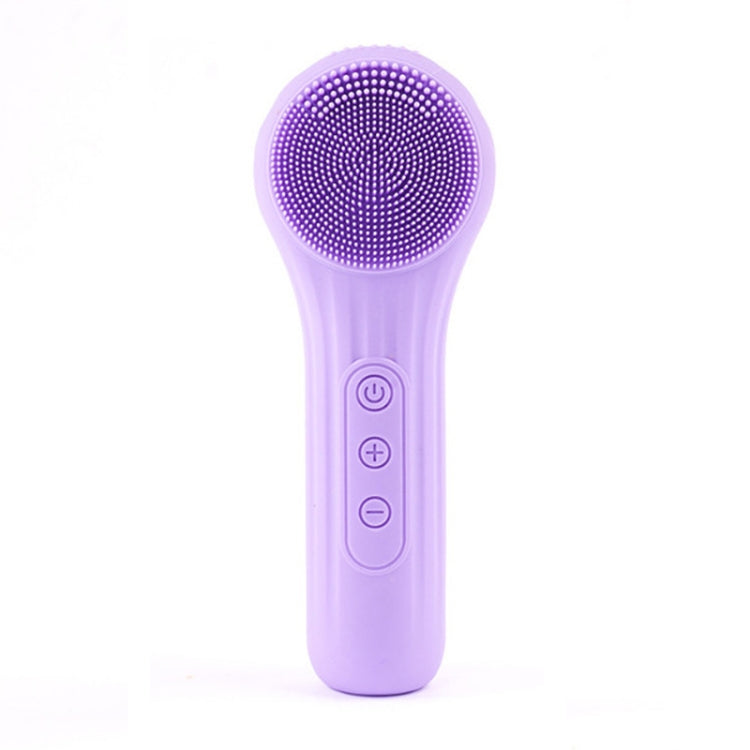 Sonic Waterproof Facial Cleansing Brush Rechargeable Hot Compress Face Scrubber Cleanser