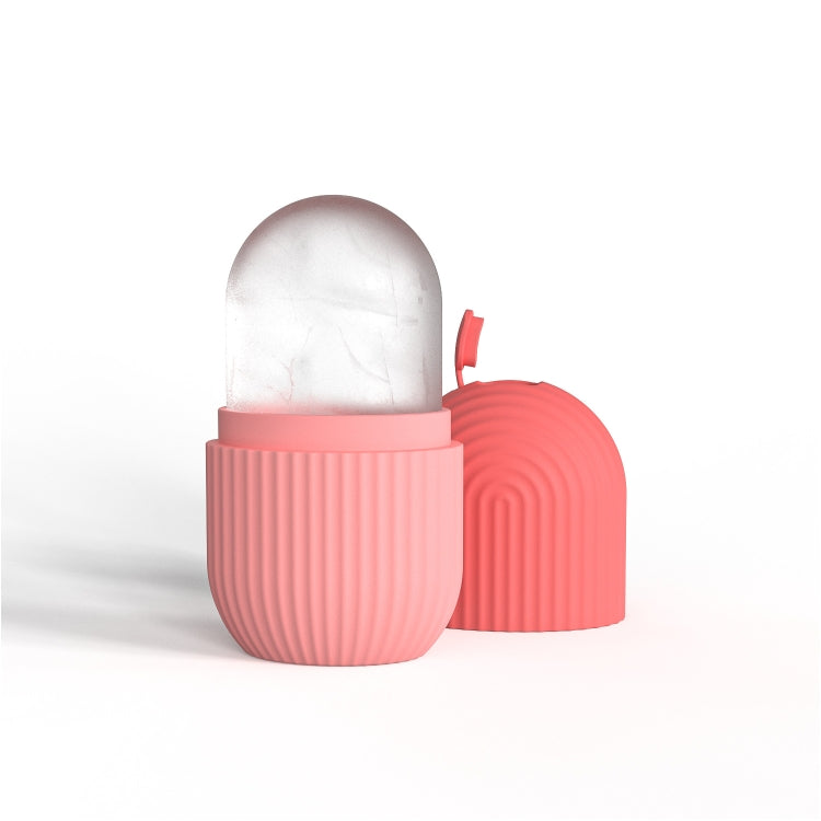 Silicone Wave Pattern Ice Compartment Mould Facial Beauty Massage Pore Shrinking Ice Cube Mold