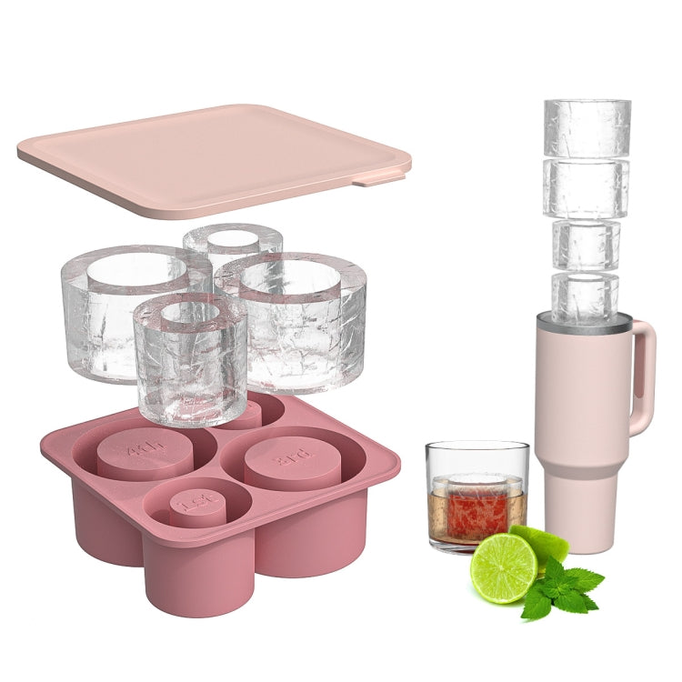 For Stanley Cup 4 In 1 Ice Lattice Mold Silicone Ice Maker Box