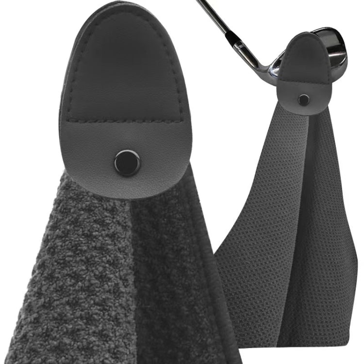 Magnetic Golf Towel Microfiber Waffle Pattern Golf Cleaning Towel