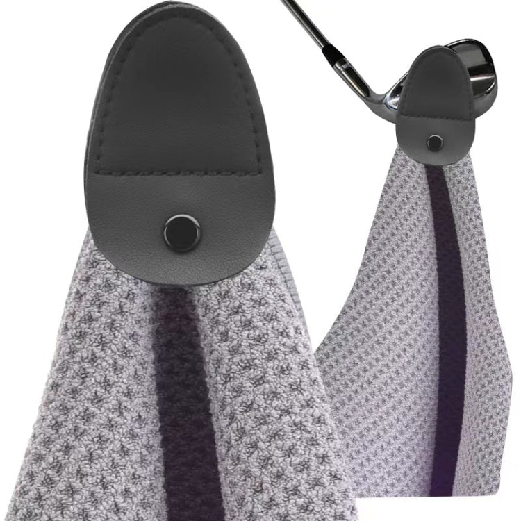 Magnetic Golf Towel Microfiber Waffle Pattern Golf Cleaning Towel