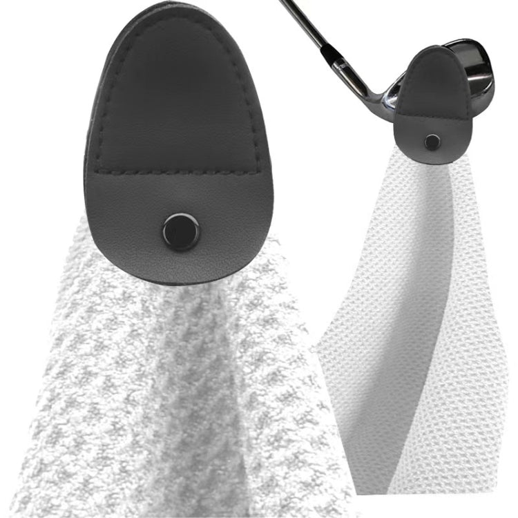 Magnetic Golf Towel Microfiber Waffle Pattern Golf Cleaning Towel
