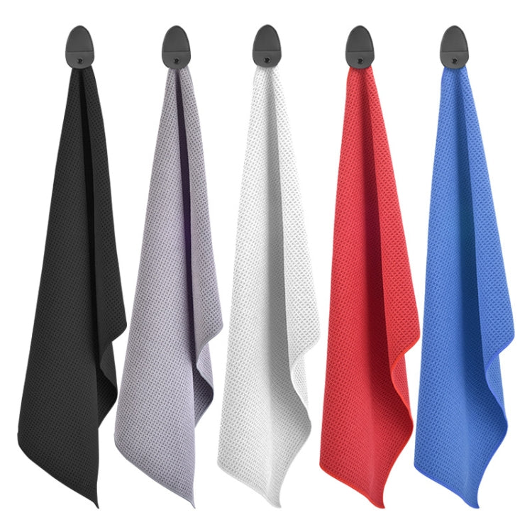 Magnetic Golf Towel Microfiber Waffle Pattern Golf Cleaning Towel