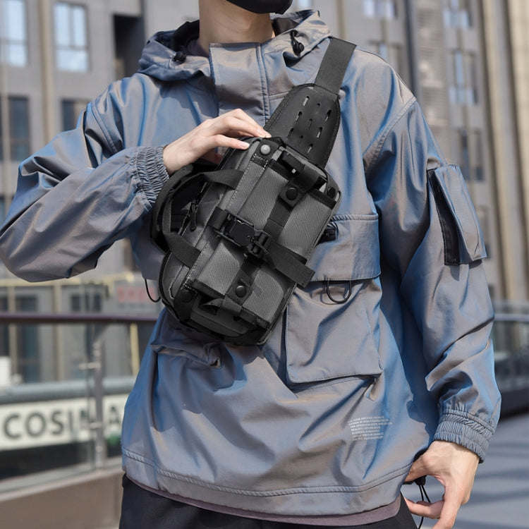 WEIXIER Y9580 Men Sports Waterproof Waist Pack Outdoor Crossbody Single Shoulder Cell Phone Bag