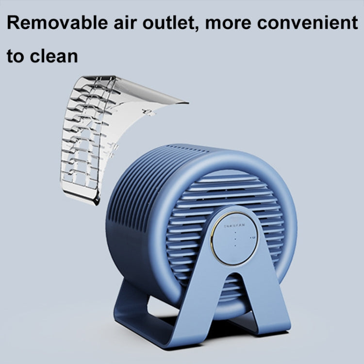 F7 Snail-shaped Desktop Mini Portable Bladeless Air Circulation Fan