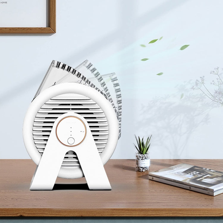 F7 Snail-shaped Desktop Mini Portable Bladeless Air Circulation Fan