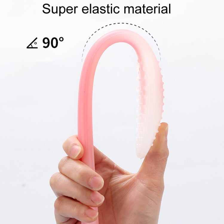 Meridian Points Gua Sha Patting Board Silicone Palm Massage Whacker, Style: Pink 38cm