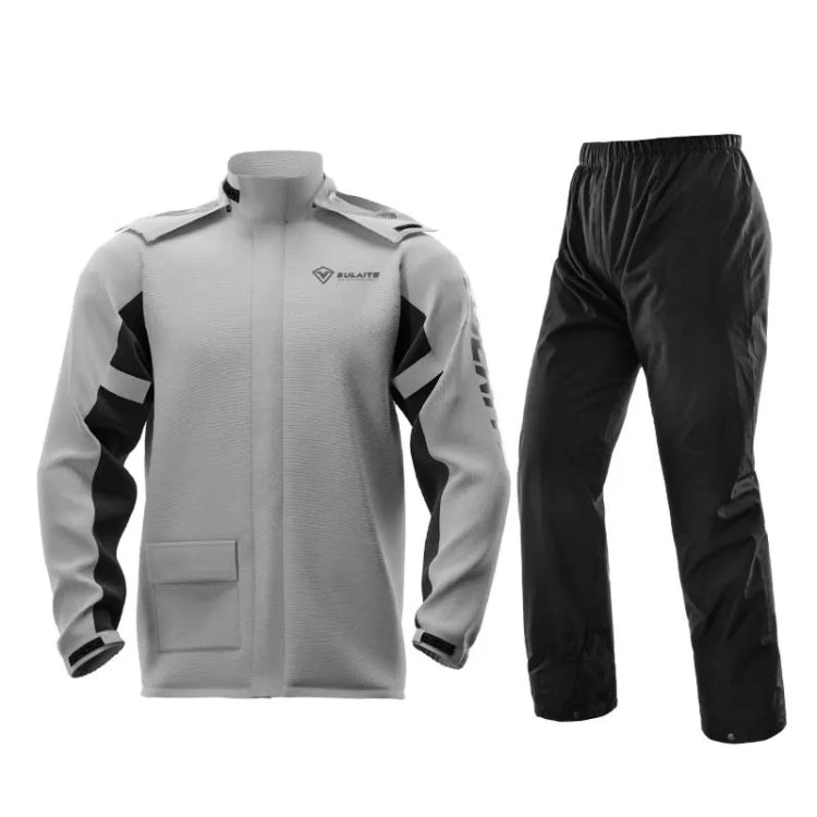 SULAITE Outdoor Motorcycle Riding Full Body Split Raincoat Suit, Size: XL