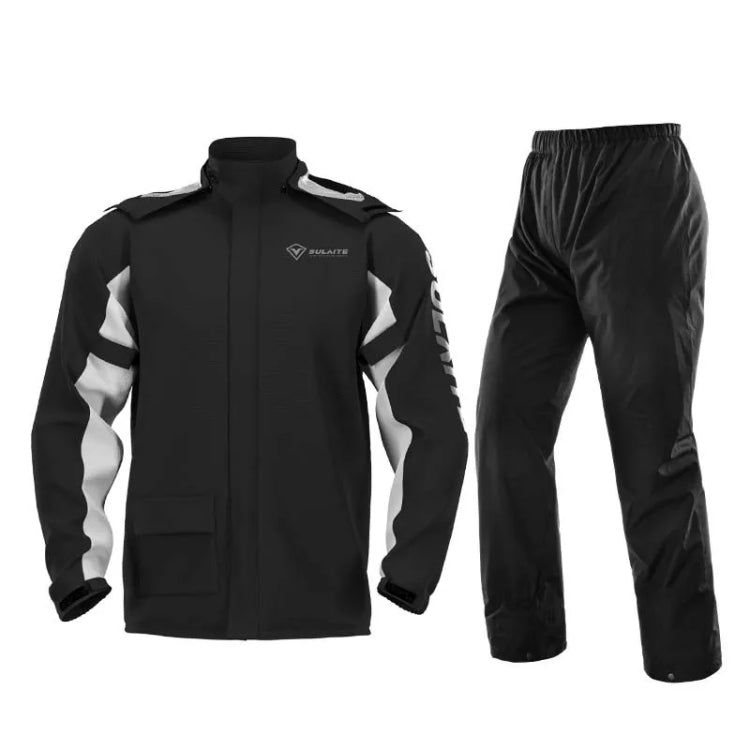 SULAITE Outdoor Motorcycle Riding Full Body Split Raincoat Suit, Size: XXXL