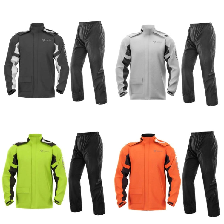 SULAITE Outdoor Motorcycle Riding Full Body Split Raincoat Suit, Size: XL